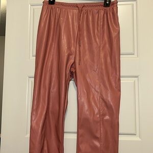Pink Leather Pants